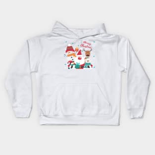 Merry christmas and happy new year Kids Hoodie